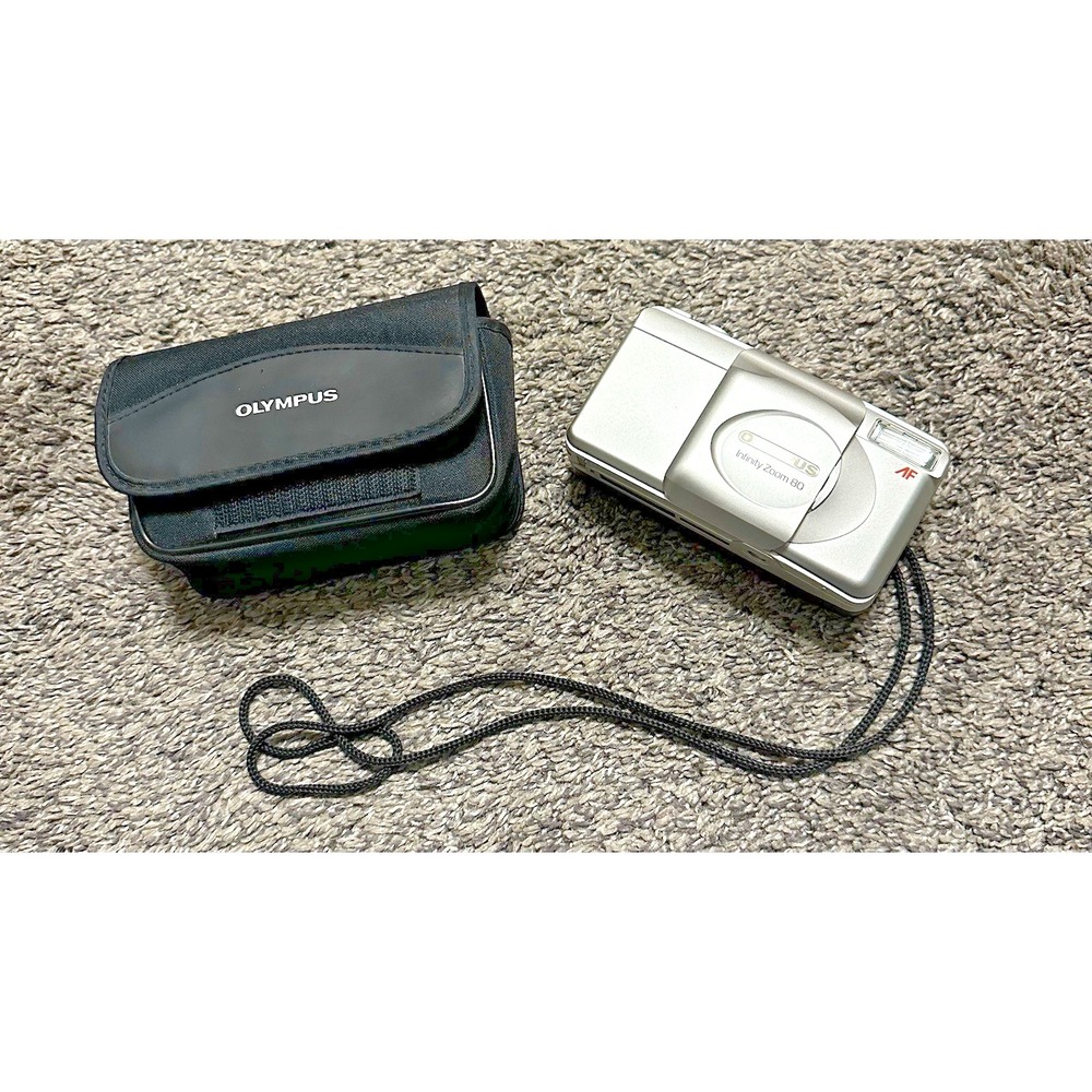 Olympus Infinity Zoom 80 Quartz Date 35mm Point & Shoot Film Camera 38-80mm AF
